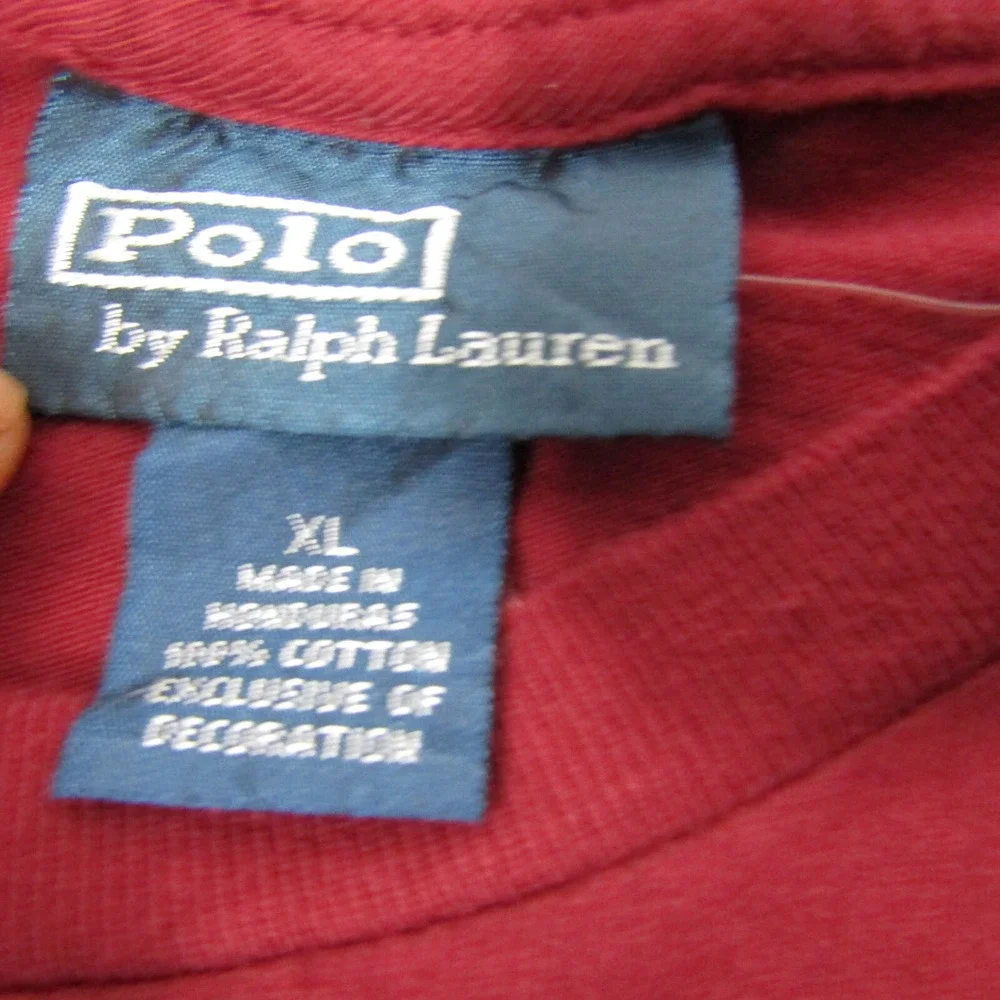 Polo‎ Ralph Lauren NWT Red Crewneck Long Sleeve Tee Shirt Mens XL